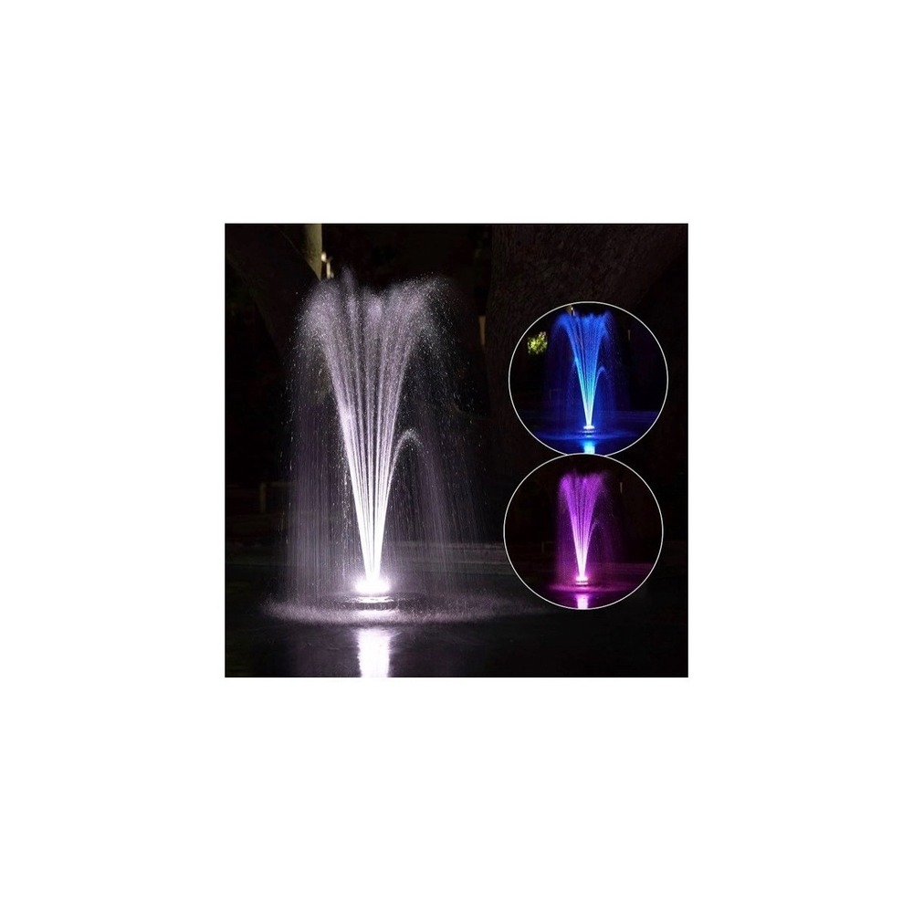 Alpine FTC102 550-GPH Pump 48-LED Light Floating Spray Fountain